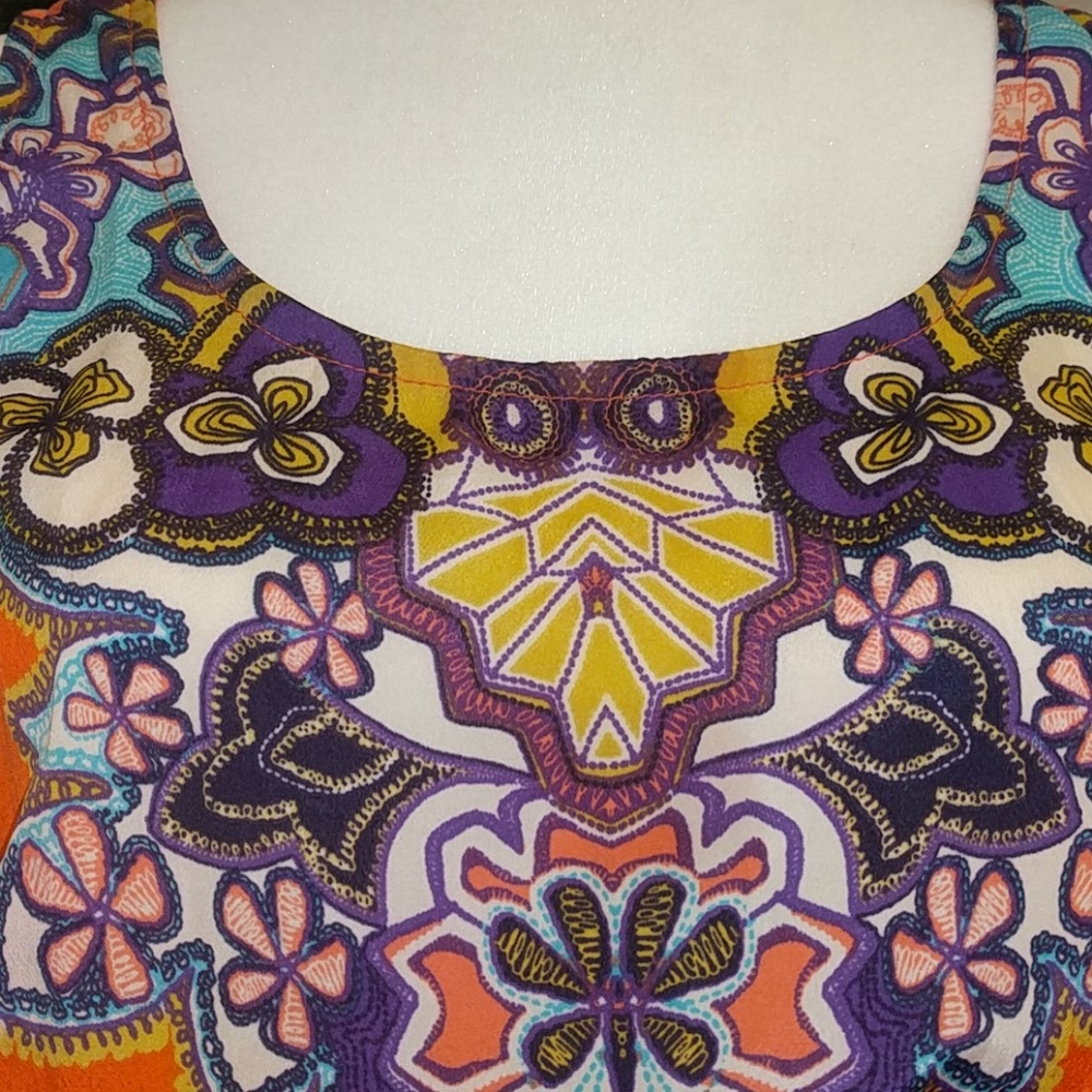 Estam Colorblock Dress - Picture 5 of 8